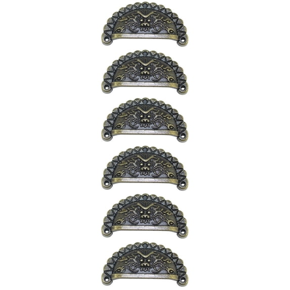 FRCOLOR 6 pcs Dresser Handle Cabinet Door Pull Wardrobe Handle Knob Pull Supply