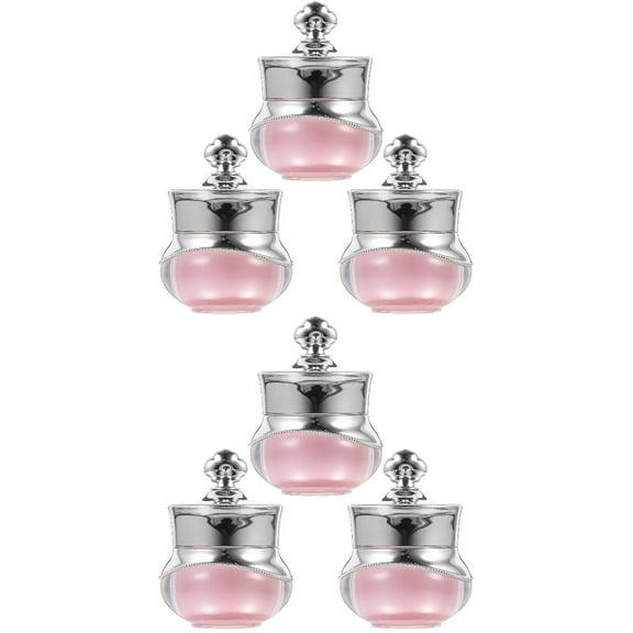 FRCOLOR 6 pcs Empty Cream Jars Refillable Cream Bottles Travel Cream Jars Cream Containers 5 Gram