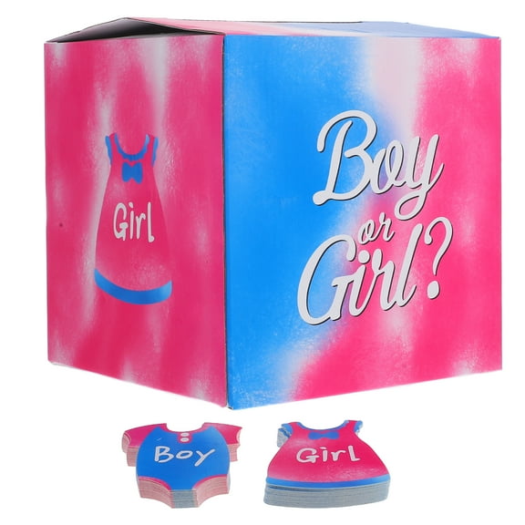 FRCOLOR 61 Pcs Gender Reveal Guessing Board Men and Women