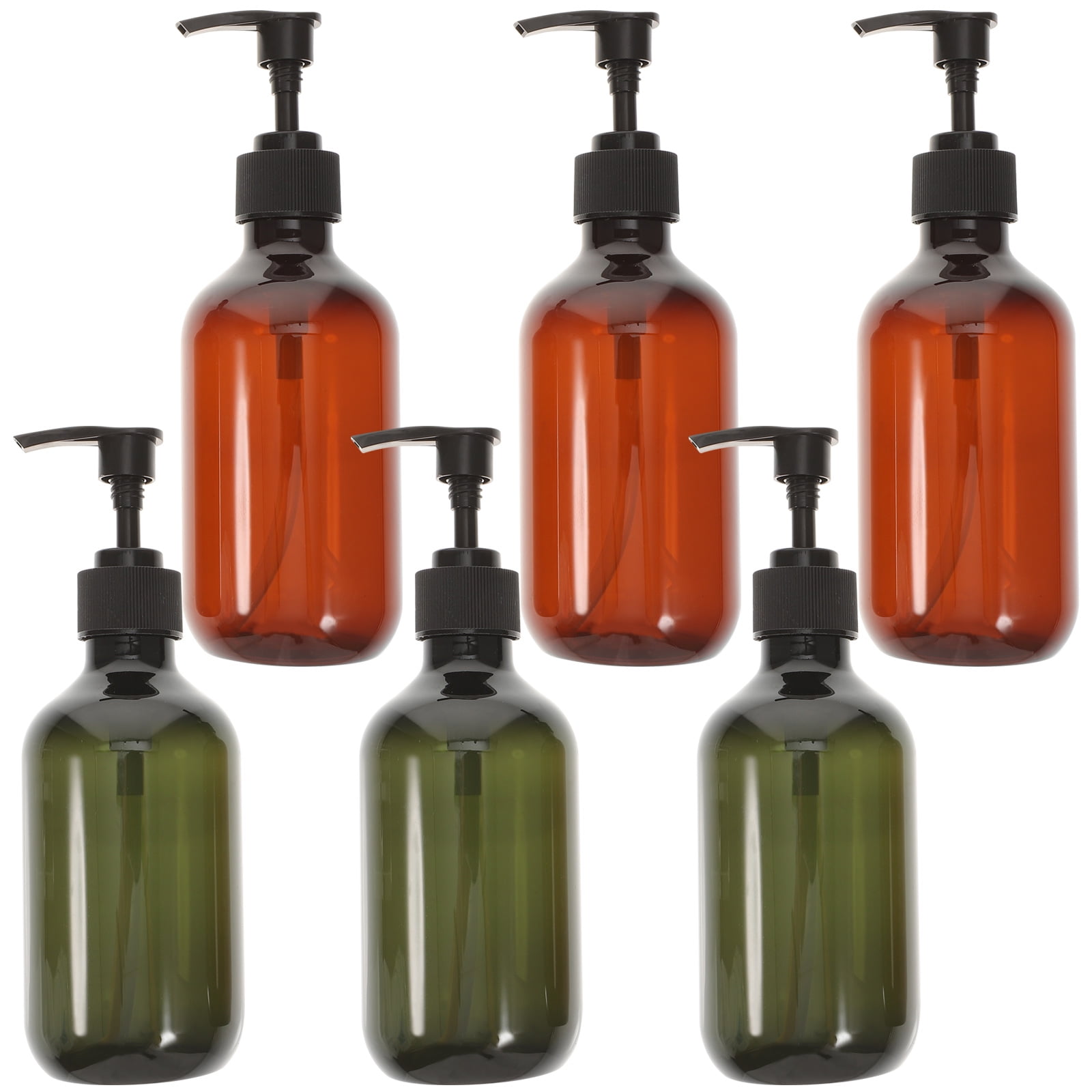 FRCOLOR 6Pcs 300ml Lotion Bottle Shampoo Container Gel Bottle Hand