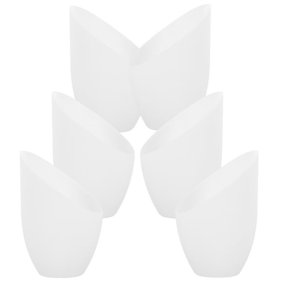 PAMINGONO Desktop Lampshade White 6Pcs Modern For Interior Designers 13.6x4.3in