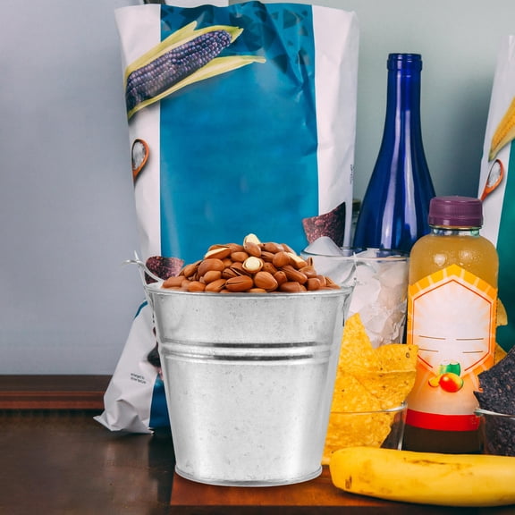 FRCOLOR 6Pcs Mini Metal Bucket Candy Box Buckets Holiday Party Favor Bucket Candy Bucket