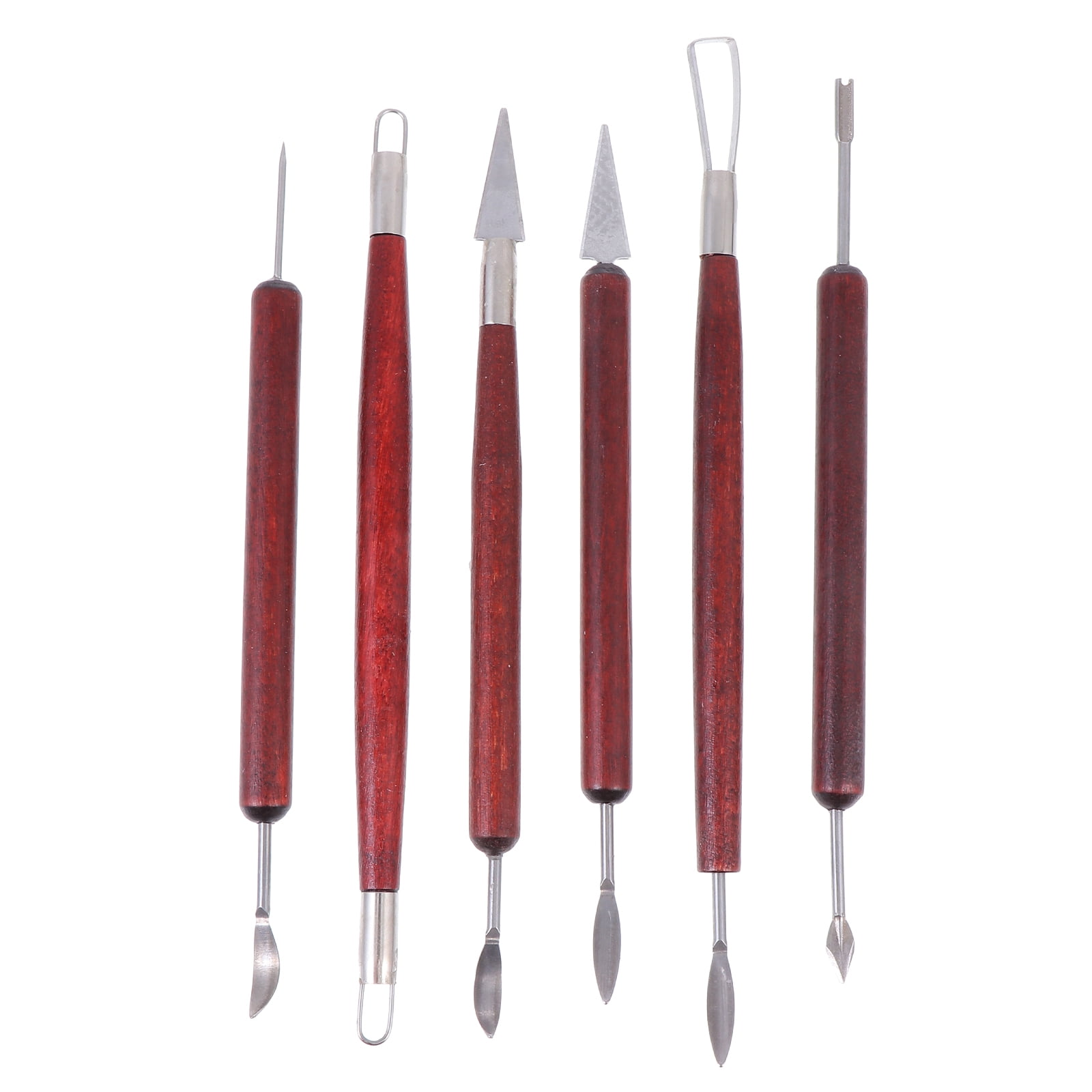 FRCOLOR 6Pcs Useful Pottery Sculpting Tools Set Clay Pottery Sculpture