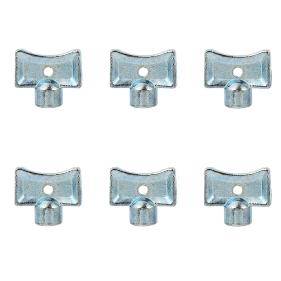 FRCOLOR 6pcs Air Valves Special Tool Hole Core Radiator Plumbing Bleed Key for Radiator