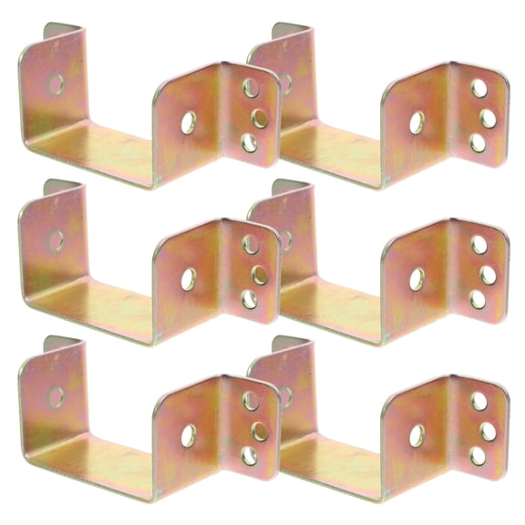 FRCOLOR 6pcs Bed Rail Hook 50mm Width Thickened Bed Hinge Buckle Replacement Bed Rail Buckle