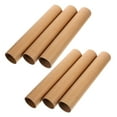 thumbnail image 1 of FRCOLOR 6pcs Cardboard Tubes for DIY Projects Craft Paper Rolls for Home Crafts Brown Paper Tubes for Art and Scrapbooking, 1 of 8