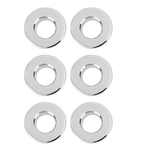 LABSERRON 6Pcs Copper Overflow Ring for Sink Ceramic Basin Easy Install Washbasin Accessory