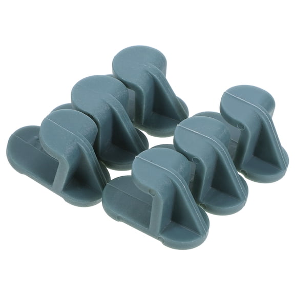FRCOLOR 6-Pack Freezer Shelf Retainer Clips, Plastic Refrigerator Fastener Brackets, Replacement Locks for Commercial Kitchen Shelving