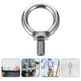 thumbnail image 1 of FRCOLOR 6pcs Lifting Eye Bolt Stainless Steel M10 Threaded Screw Fastener Supply, 1 of 8