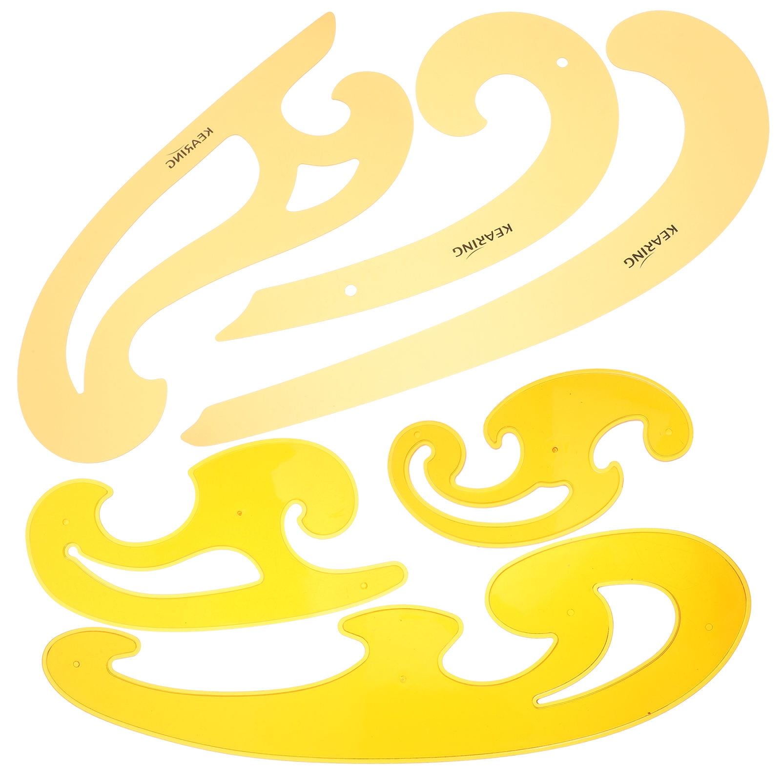 FRCOLOR 6pcs Sewing Ruler Tailor Sewing Ruler French Curve Ruler ...