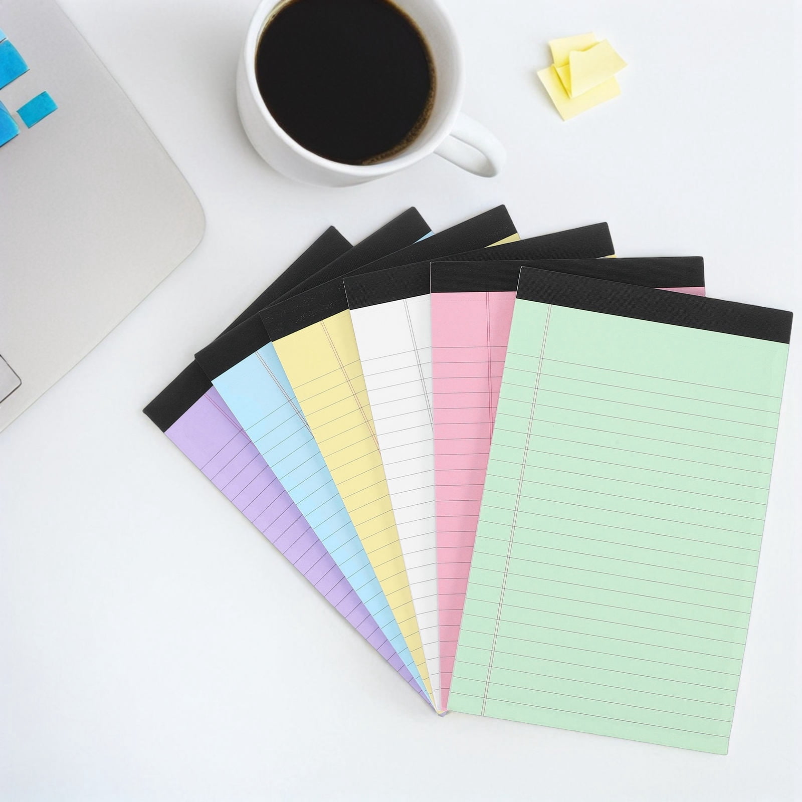 FRCOLOR 6pcs Small Notepads Refills Memo Pads A5 Tear off Notepad Lined Writing Note Pads Pocket Notebook Refills for Taking Notes Reminders