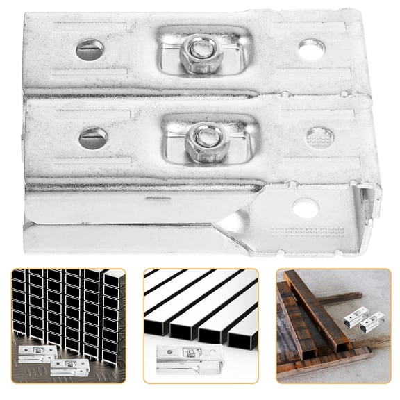LABSERRON Home Improvement Metal Panel Clamps Silver 6pcs