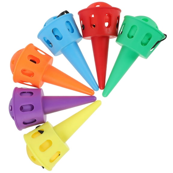FRCOLOR 6pcs Throw and Catch Ball Plaything Outdoor Plastic Catch Balls Cup Plaything