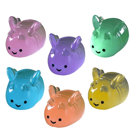 FRCOLOR 6pcs Tiny Animals Miniature Bee Figurines Mini Resin Bee Bonsai Animal Decors