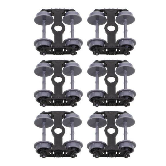FRCOLOR 6pcs Toy Train Wheels For Crafts Train Set Accessories Model Train Wheels Toy Train Replacement Wheels Model Train Assemble Wheels