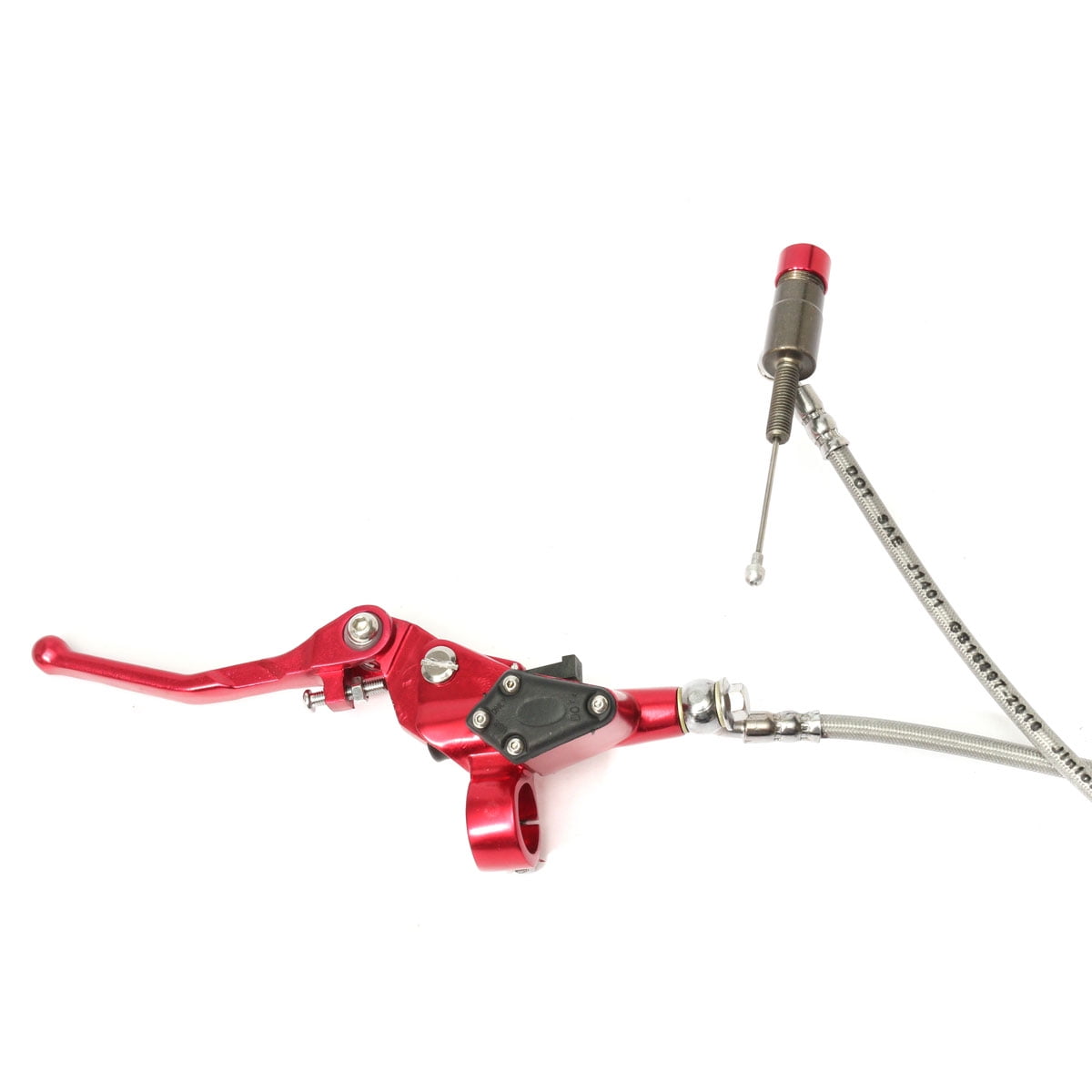 7/8 Handlebar Levers Motorcycle Hydraulic Clutch & Brake Lever Set - 7/8" Handlebar Master Cylinder In Purple Brake Clutch Lever Set - Foto 3