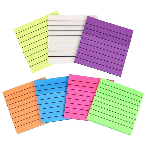 FRCOLOR 7 Books of Portable Note Pads Multi function Memo Stickers Household Sticky Book Tabs,0.79"X0.79"X0.71"