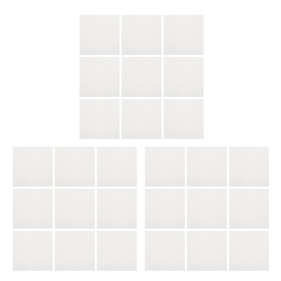 DECOMELODY WORGEOUS 72 pcs Blank Stencil Material Template Sheets for DIY Craft Projects Painting and Airbrushing 15x15cm