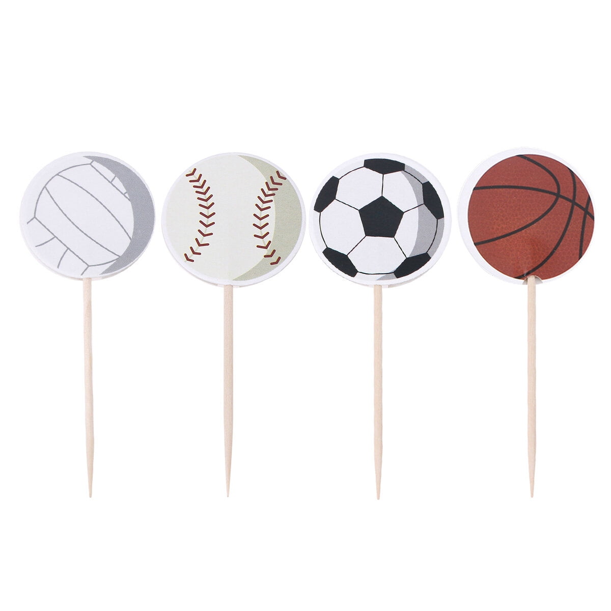 Bead ACRYLIC SPORTS Beads ~60 Ea Package~ Soccer, Football, Baseball,  Basketball 