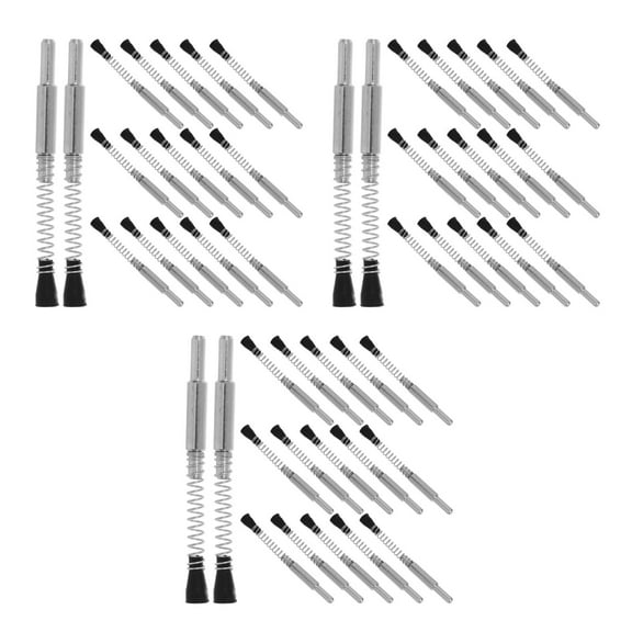 FRCOLOR 75 pcs Stainless Steel Window Screen Plunger Latch For Extra Security Window Screen Pin With Cap For Keeping And Debris Out