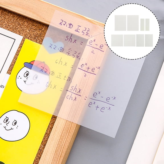 FRCOLOR 8 Bags Clear Transparent Pay Reminder Notes Office