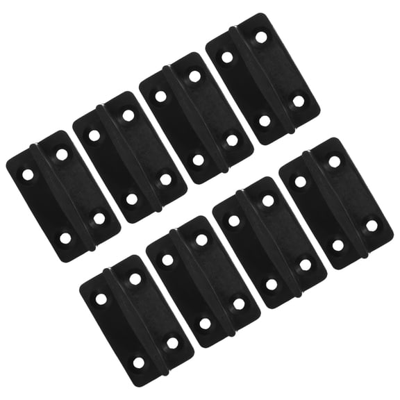WASHWEPE Pocket Door Guide Swing Limiter Abs Anti Sway For Wardrobe Closet Doors 8Pcs