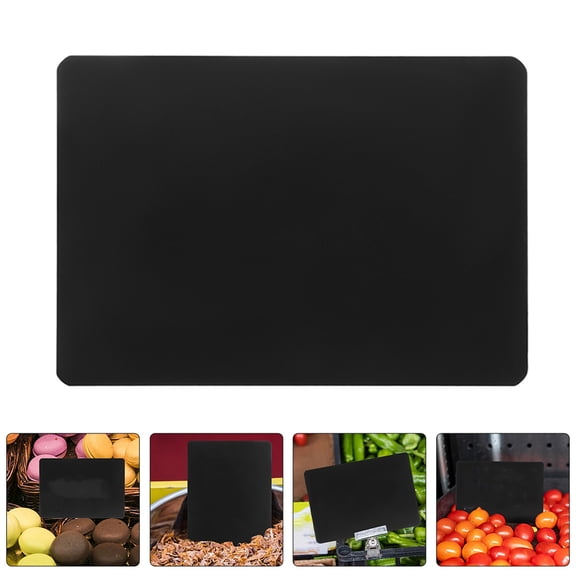 FRCOLOR 8 Pcs Advertising Promotional Signs Wear-resistant Tag Black