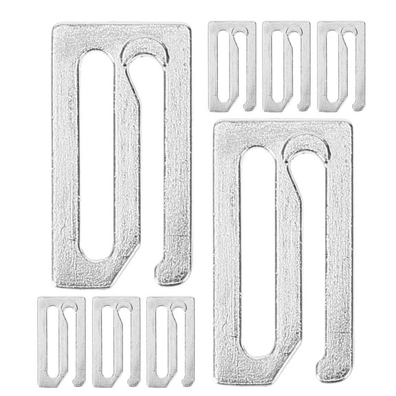 FRCOLOR 8 Pcs Barber Capes Strap Hooks Hair Cutting Cape Clasp Barber Cape Buckle Closure Salon Cape Fastening Clips For Hairdressing Capes