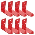 thumbnail image 1 of FRCOLOR 8 Pcs Fire Extinguisher Bracket Mounts Universal Red, 1 of 8