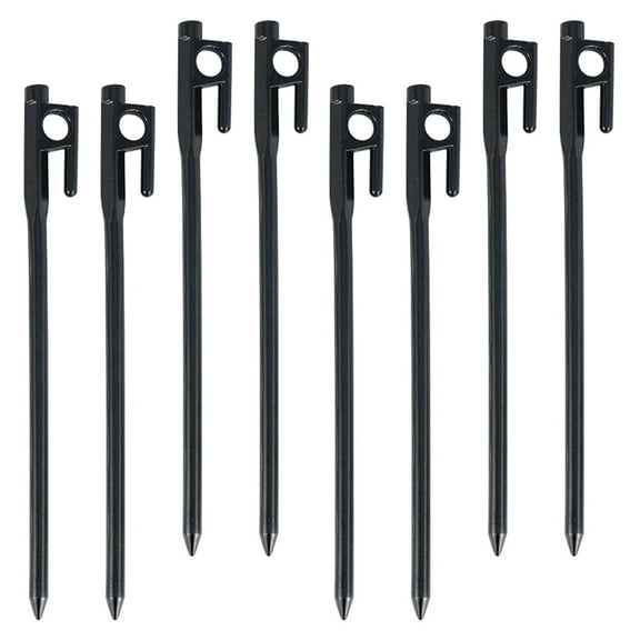 LABSERRON Tent Pegs For Soft Iron 8Pcs 7.9In