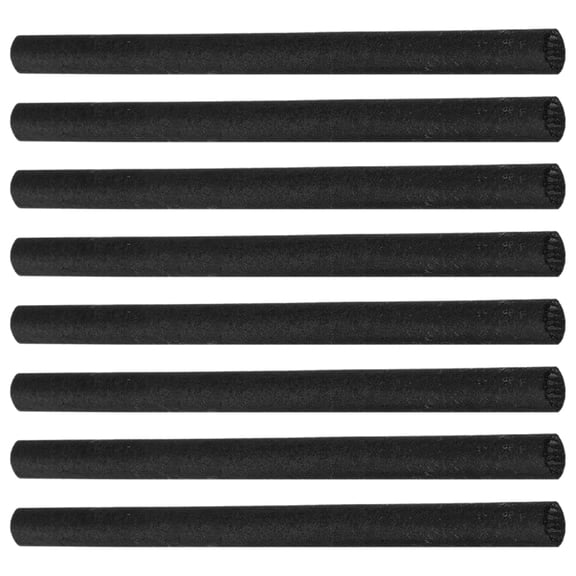 FRCOLOR 8 Pcs Rods Electrode Carbon Rod 9.00X0.60X0.60CM Black