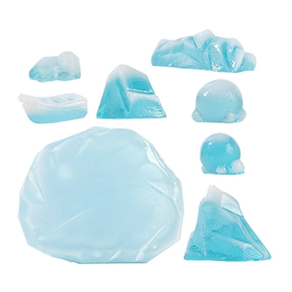 FRCOLOR 8 Pcs Unpainted Piggy Bank Gel Model