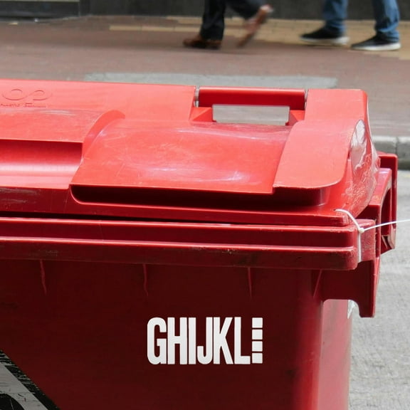 FRCOLOR 8 Sheets Of Poster Board Letters Self Adhesive Mailbox Stickers Numbers Trash Bucket Number Stickers Mailbox Letter Stickers Mail Box Numbers Stick on Letters