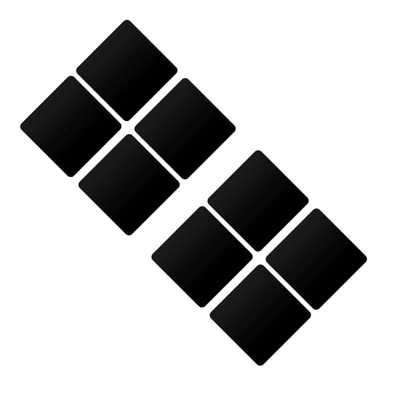 FRCOLOR 8 pcs  Acrylic Mirror Board Multi-use Reflection Board Makeup Photography Background