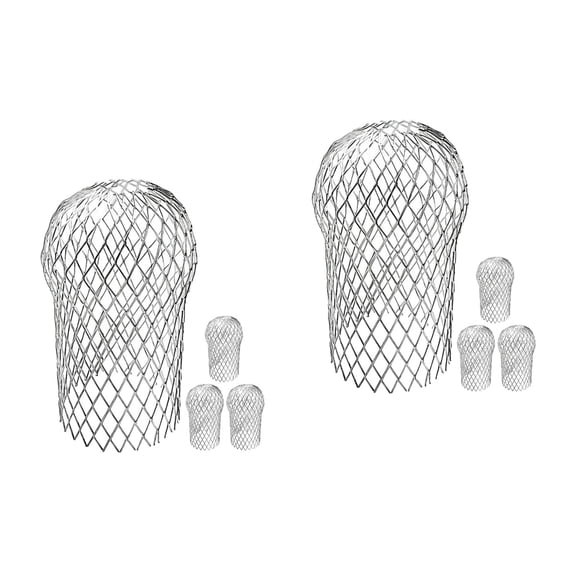 FRCOLOR 8 pcs Gutter Guard Mesh Gutter Cover for Preventing Drain Guttering Blockages