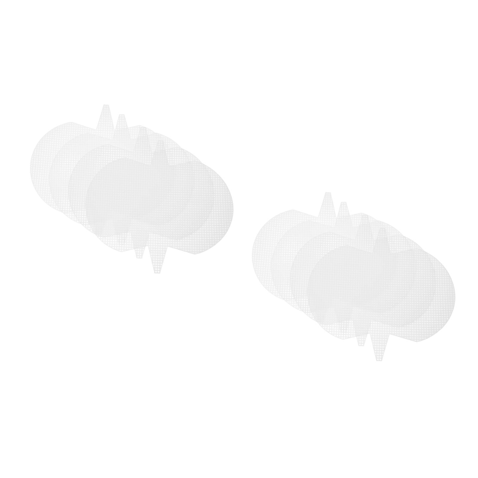 Socpuro 16 PCS Plastic Canvas Sheets, 4 Size Clear Plastic Mesh Canvas Sheets, Square/Round Holes Plastic Blank Canvas Sheets For Embroidery DIY Crafting, Knit Crochet Projects, Make Dividers