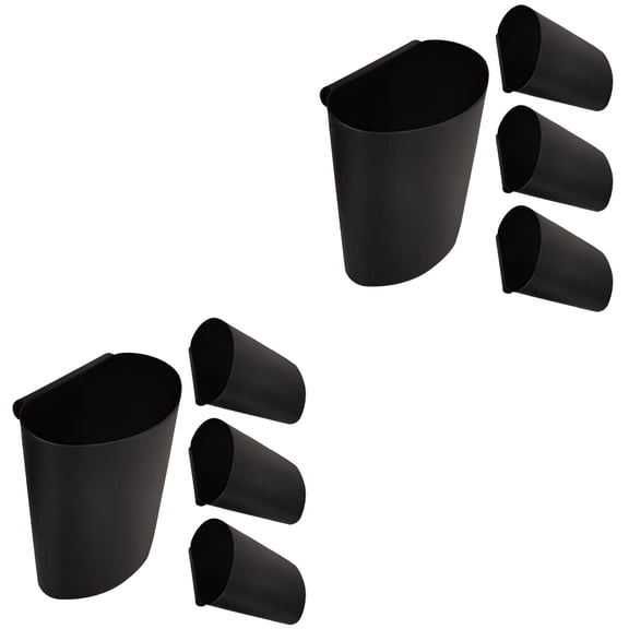 FRCOLOR 8 pcs Salon Cart Bucket Hanging Bucket for Tattooing Supplies Storage Hanging Basket