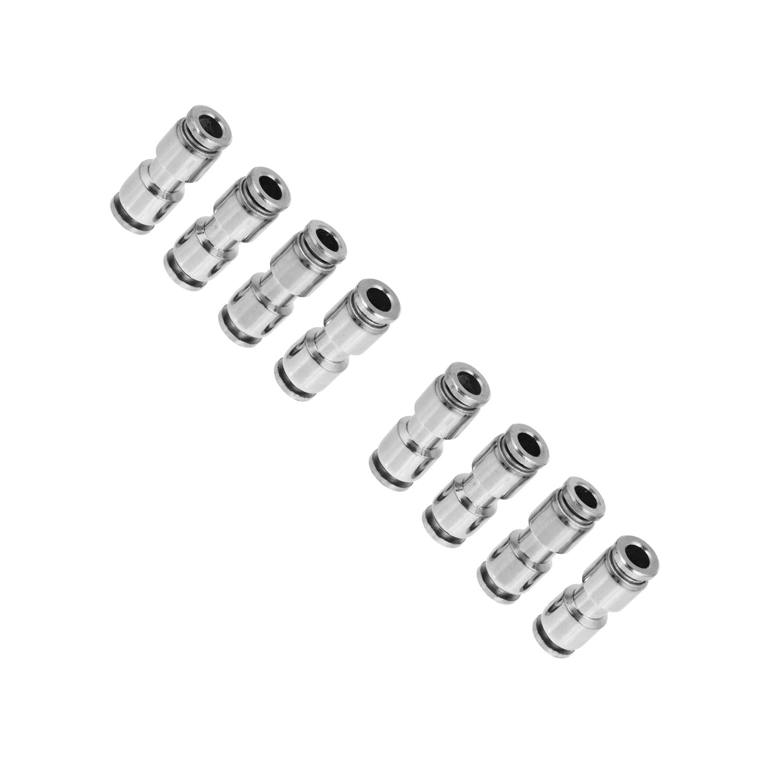 FRCOLOR 8 pcs Stainless Steel Quick-connect Fittings Hose Compressor ...