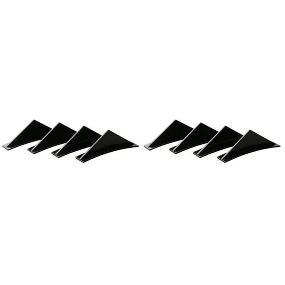 FRCOLOR 8 pcs  Triangle Car Body Spoiler Universal Car-Styling Mini Diversion Rear Spoiler