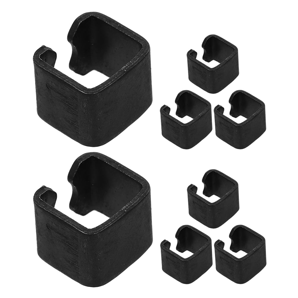 FRCOLOR 8Pcs Horizontal Car Floor Jack Parts Hydraulic Jack Claw Clamp Clips for 2 Ton Capacity Car Jack Accessories for Maintenance