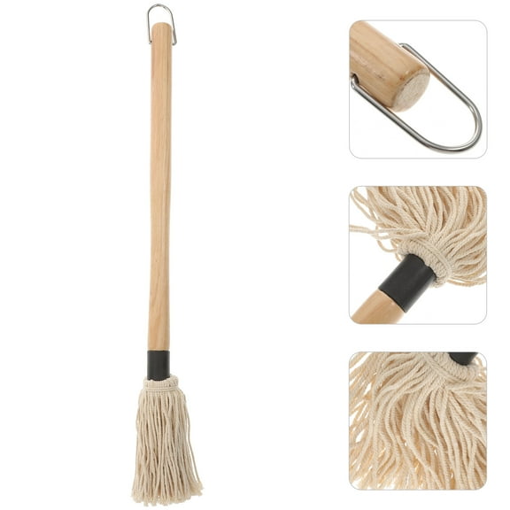 FRCOLOR 8pcs Grill Utensil Useful Oil Pastry Wooden Handle Cooking Tool