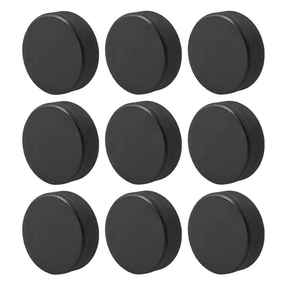 FRCOLOR  9 Pcs Ice Rink Puck Field Hockey Balls Air Table for Kids Black