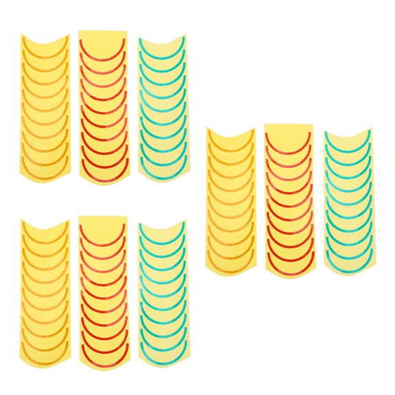 FRCOLOR 9 Sheets Gauge Labels Air Pressure Gauge Identification Label Markings Stickers for Mechanical Instruments and Pressure Meters (10 Pieces / Sheet)