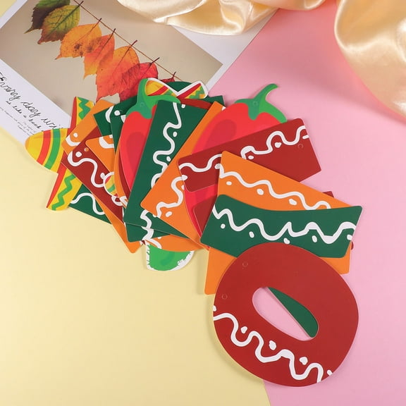 FRCOLOR About 4M Happy Cinco De Mayo Banner Set Mexican Theme Party Banner Festival Birthday Party Garland Bunting