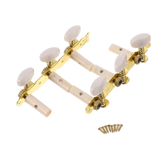 FRCOLOR  Acoustic Electric Triple Tuners Guitar Hardware Tuning Machines