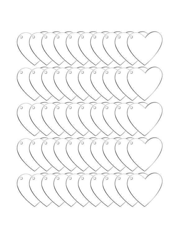 50Pcs White Blank Keychains for DIY Sublimation Projects with Sturdy Rings Portable and Durable