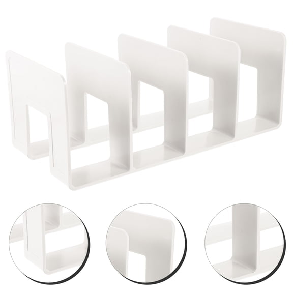 FRCOLOR Acrylic Magazine File Holder for Storage Desktop Organizer with Extensive Loadbearing Capacity 9.5 Inches