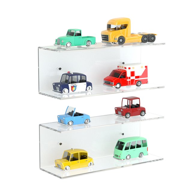 FRCOLOR Acrylic Toy Storage Rack Organizer Upscale Luxury Exihibition ...