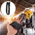 thumbnail image 1 of FRCOLOR Heavy Duty Black Nylon Strap with Buckle for Adjustable Bag and Luggage Security, 1 of 5