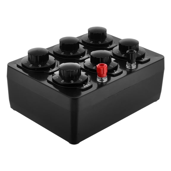 FRCOLOR Adjustable Resistance Box 0-99999.9 For Middle School Physics Experiments Student Use Laboratory Physical Electrical Equipment Resistance Box